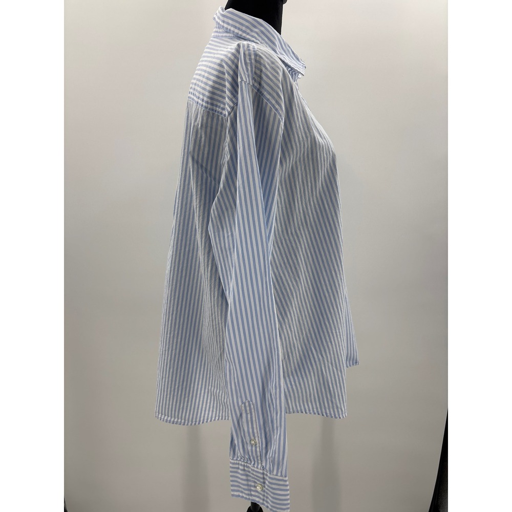 Amazon Essentials Women's Striped Button Down Shi… - image 2